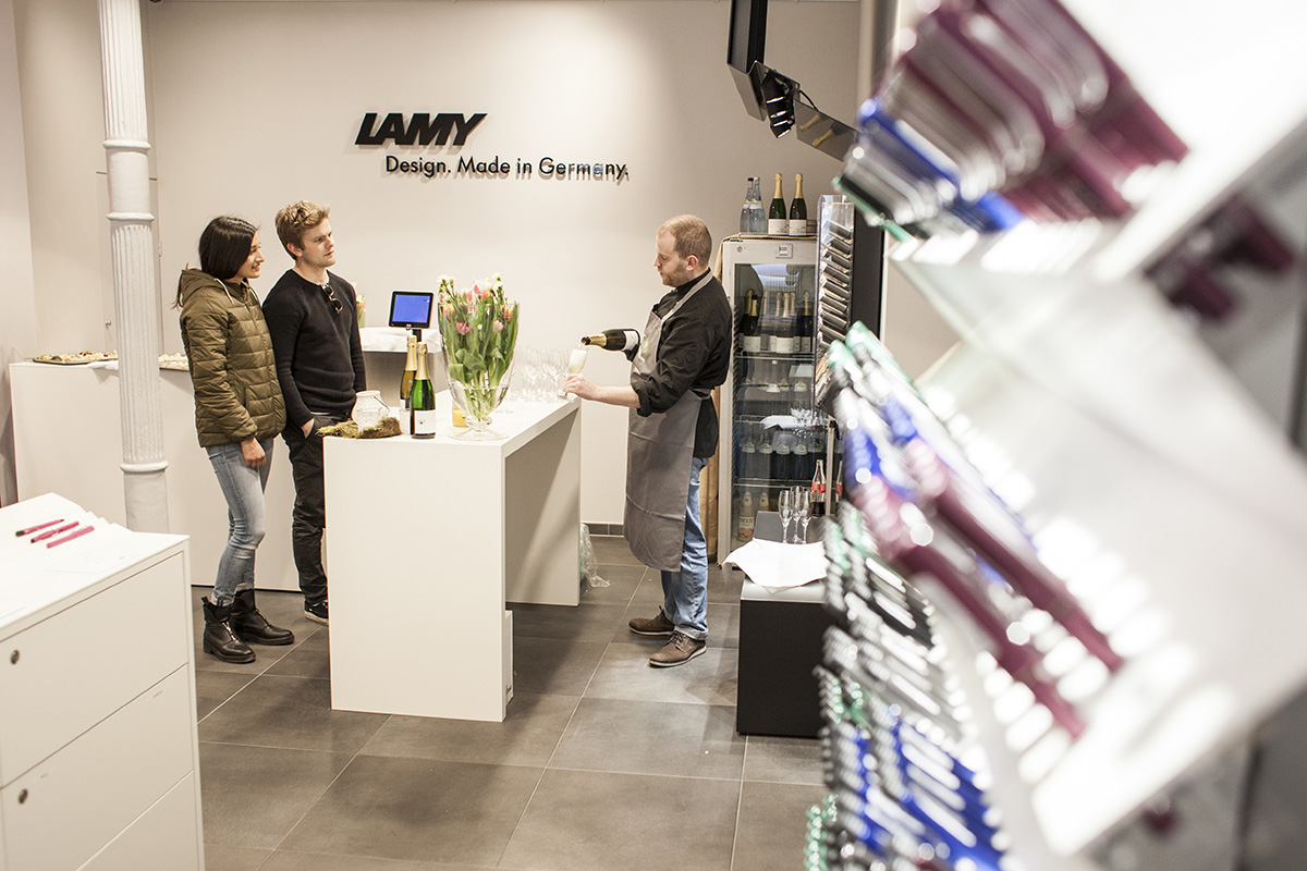 alex fischer, fotograf, darmstadt, geco, event catering, Lamy Flagship Store Heidelberg