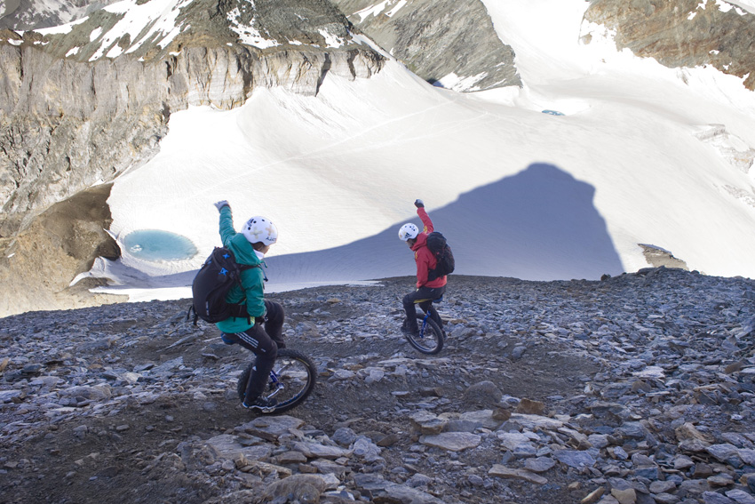 alex fischer, fotograf, darmstadt,  2013, unicycling the alps, pikofilm, mettelhorn, zermatt, schweiz